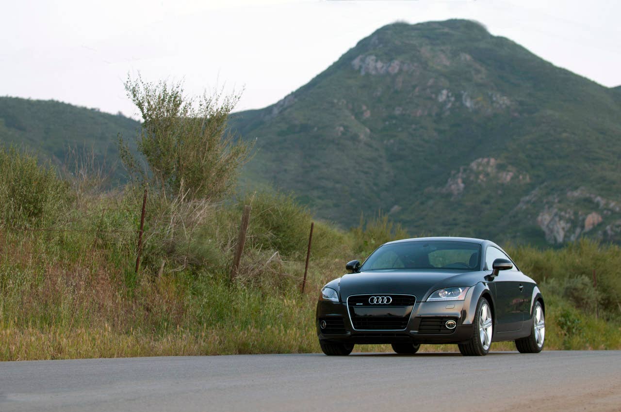 2011 Audi TT 2.0 Quattro Coupe front 3/4 view