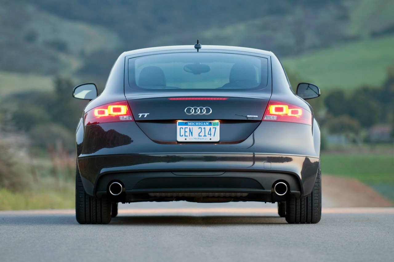 2011 Audi TT 2.0 Quattro Coupe rear view