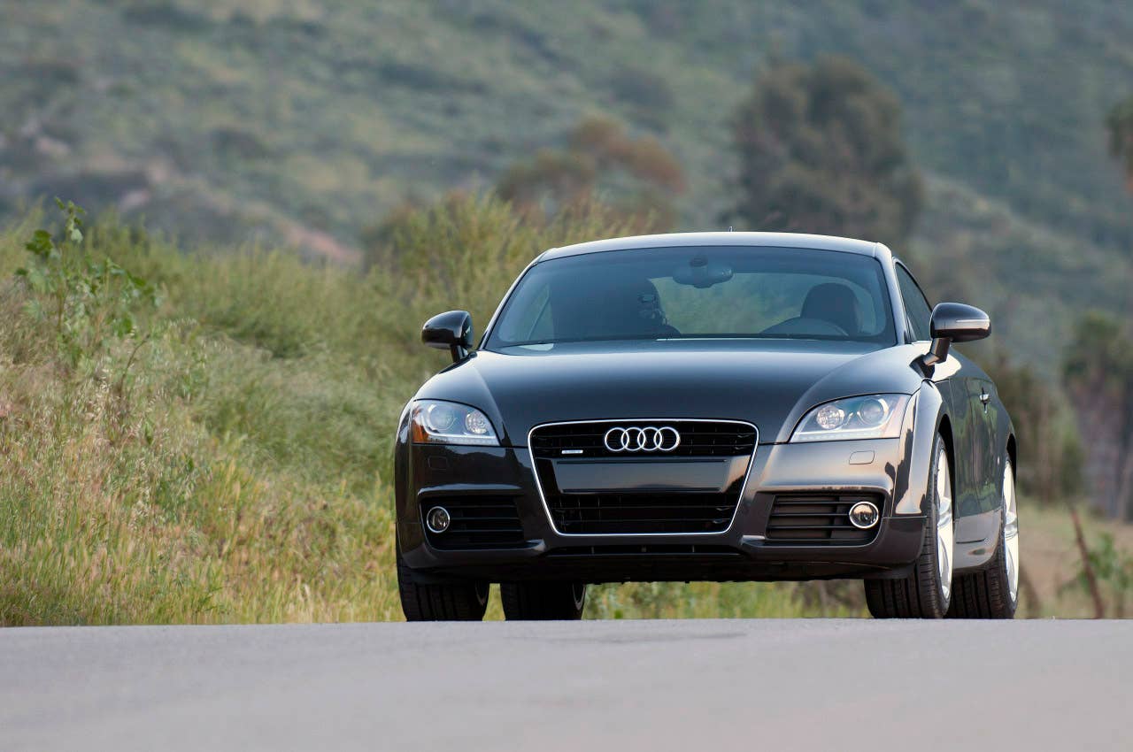 2011 Audi TT 2.0 Quattro Coupe front 3/4 view