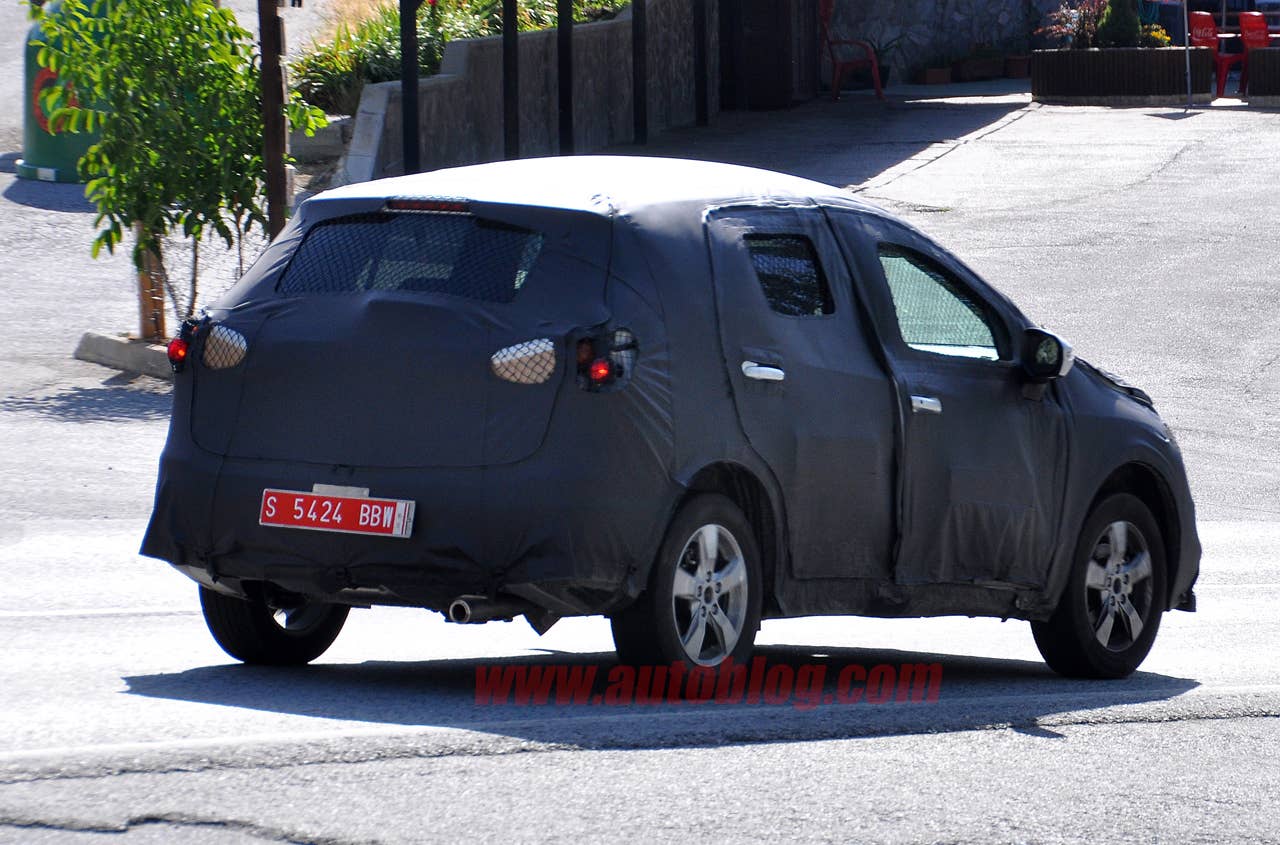 Suzuki SX4 Spy Shots rear 3/4