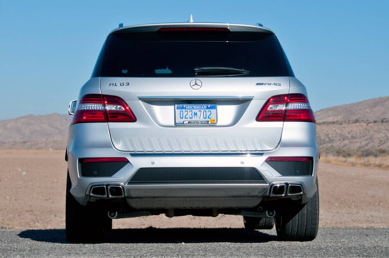 2012 Mercedes-Benz ML63 AMG rear view