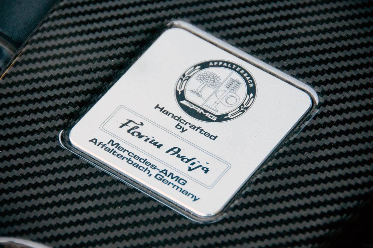 2012 Mercedes-Benz ML63 AMG engine detail