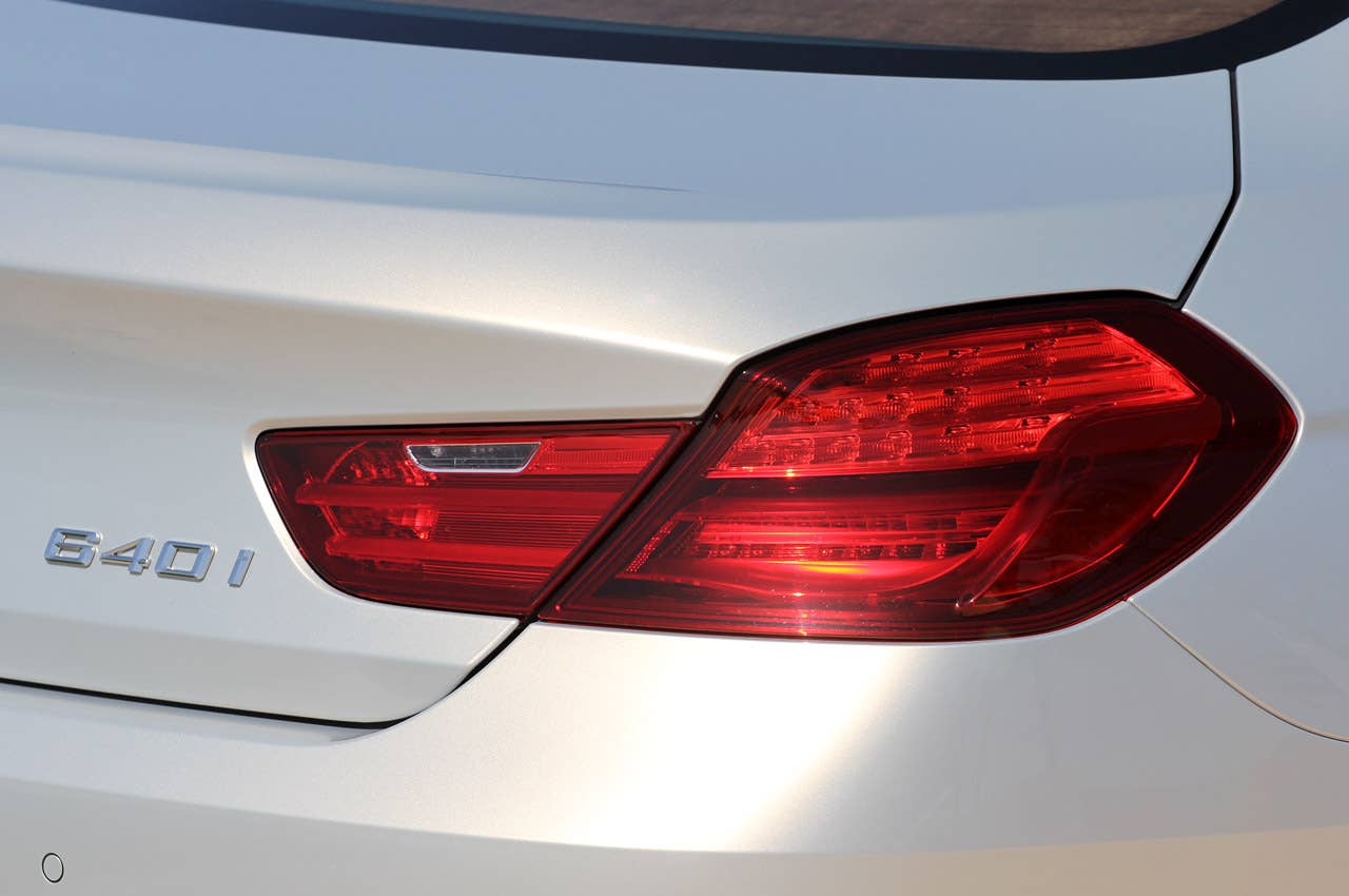 2013 BMW 6 Series Gran Coupe taillight