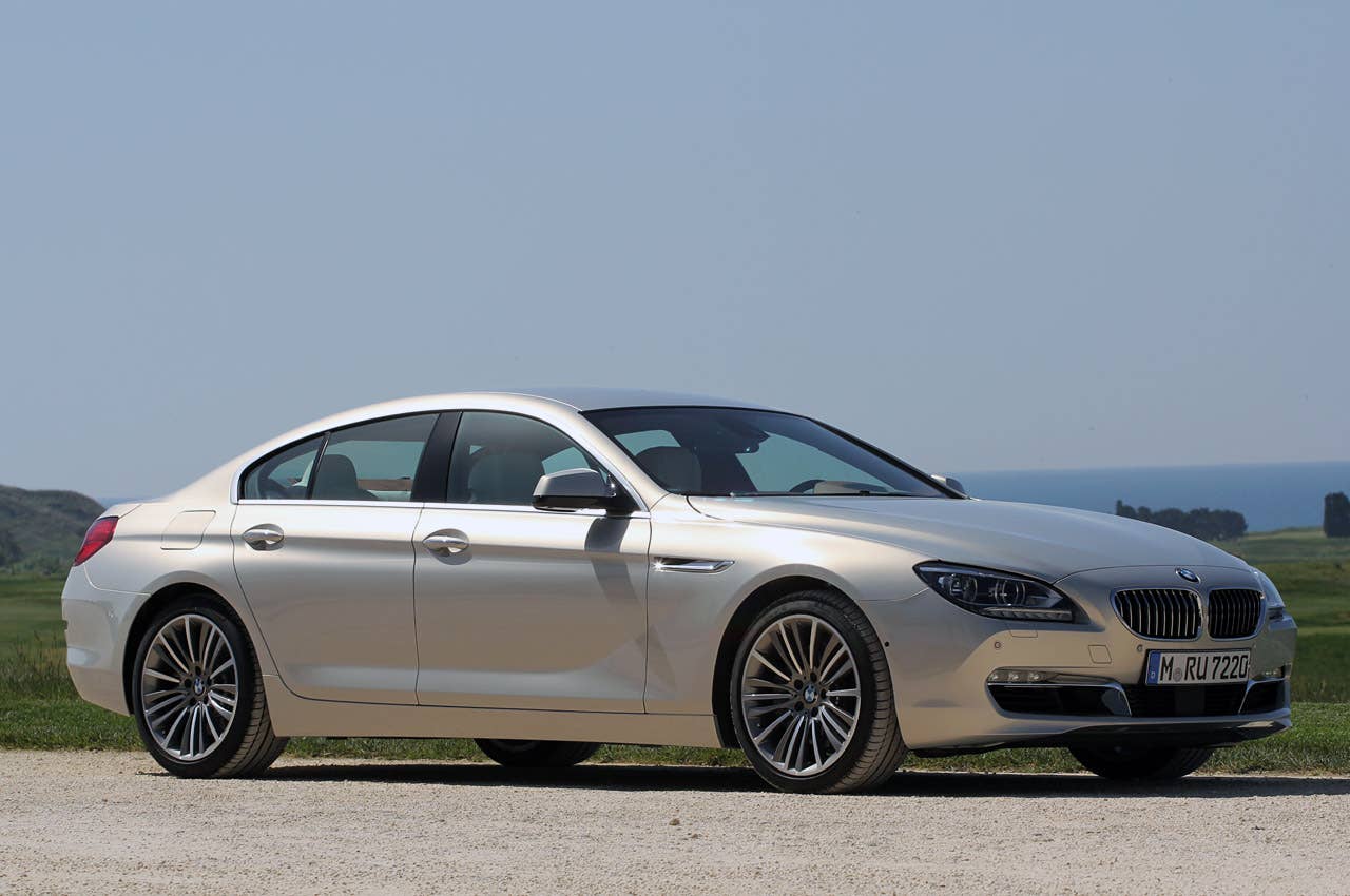 2013 BMW 6 Series Gran Coupe front 3/4 view