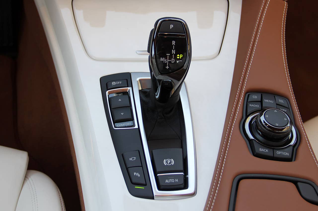 2013 BMW 6 Series Gran Coupe shifter