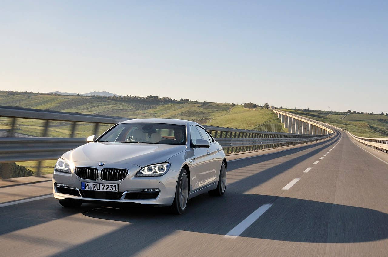2013 BMW 6 Series Gran Coupe driving