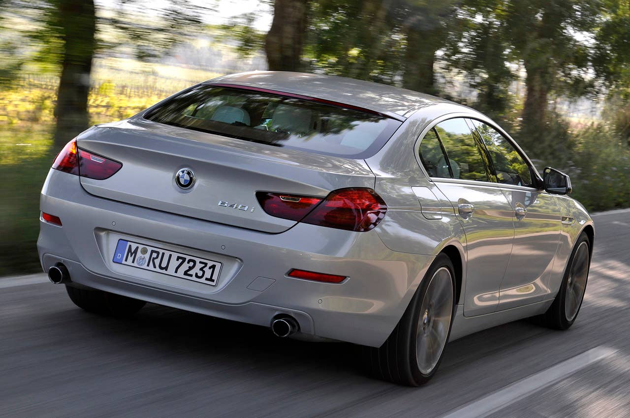 2013 BMW 6 Series Gran Coupe driving