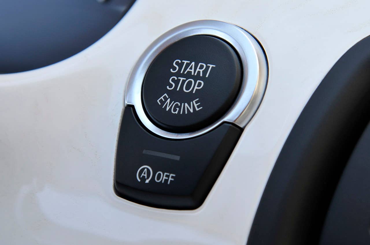 2013 BMW 6 Series Gran Coupe start button
