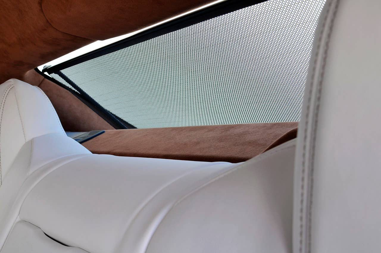 2013 BMW 6 Series Gran Coupe rear window shade