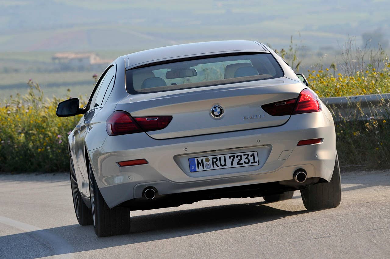 2013 BMW 6 Series Gran Coupe driving