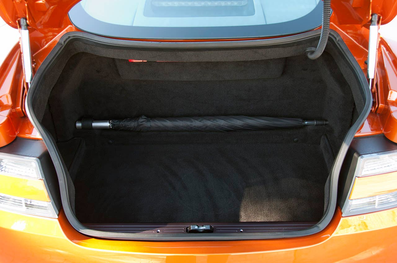2012 Aston Martin Virage trunk