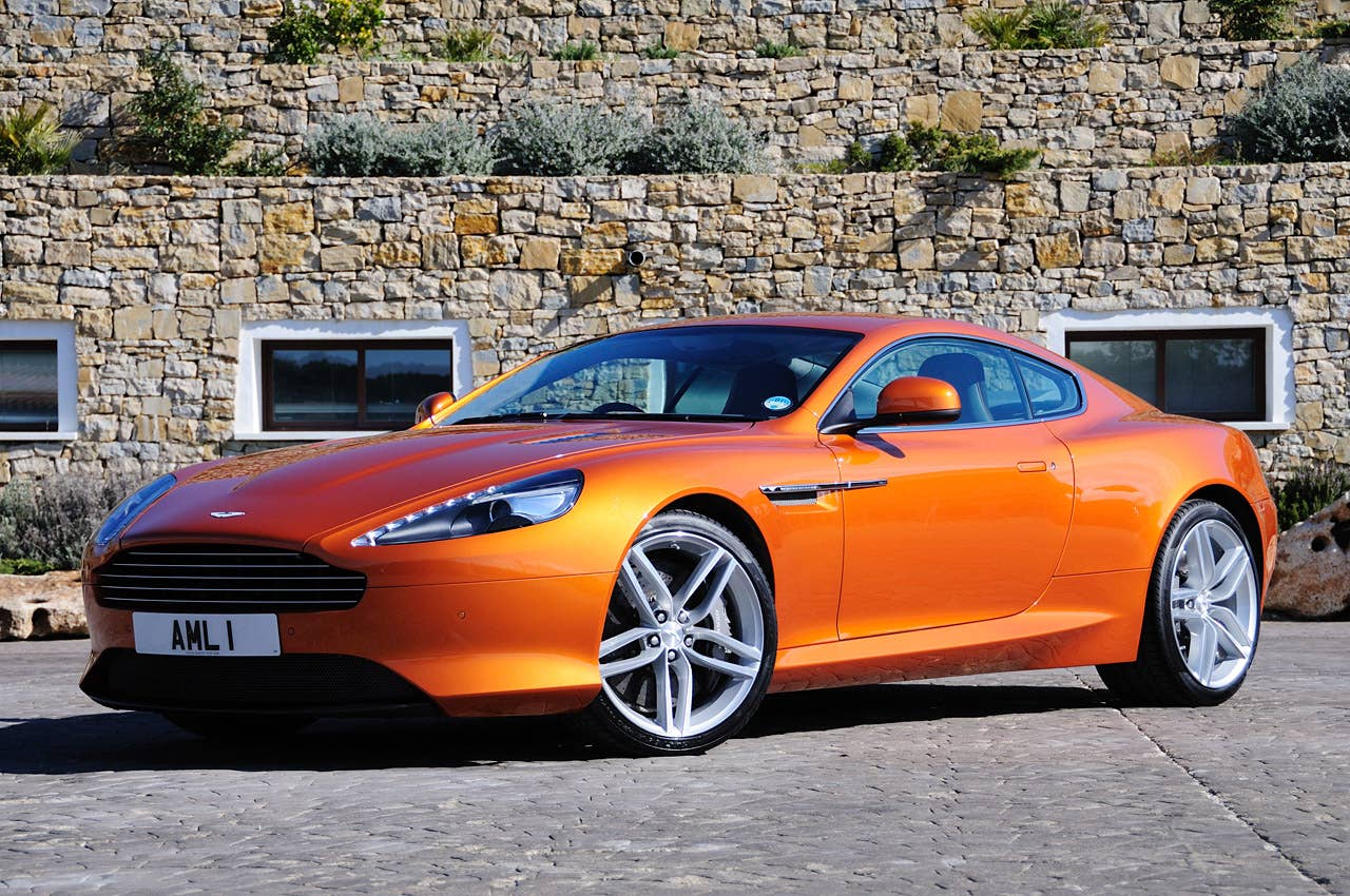 2012 Aston Martin Virage front 3/4 view