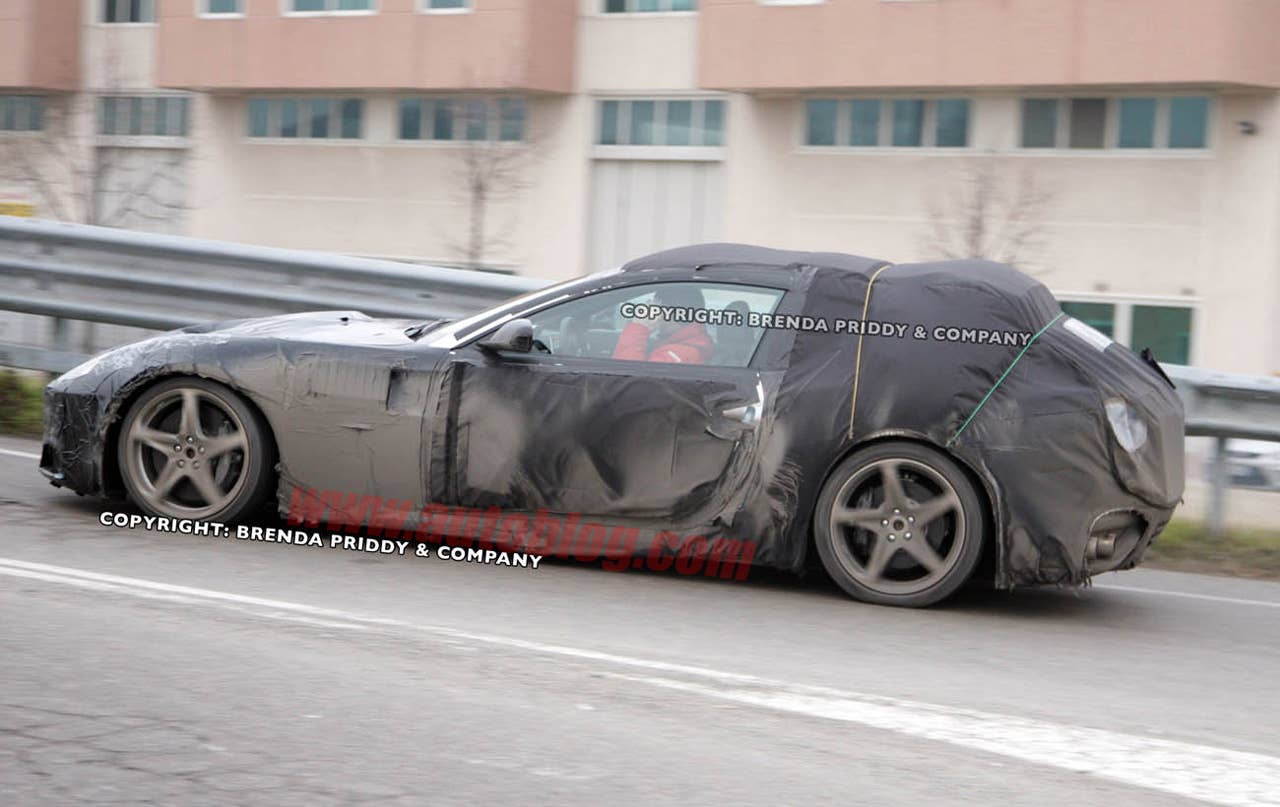 Ferrari 612 Scaglietti spy shots