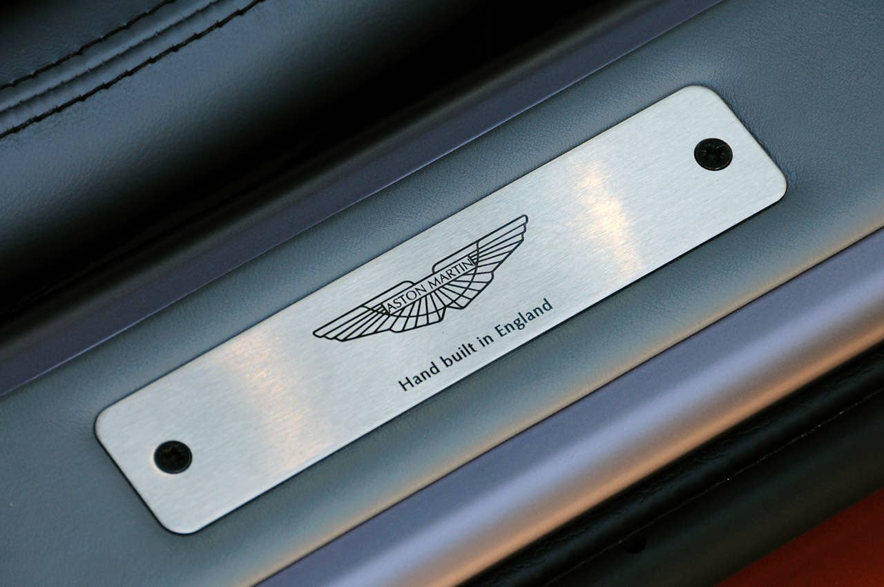 2012 Aston Martin Virage sill plate