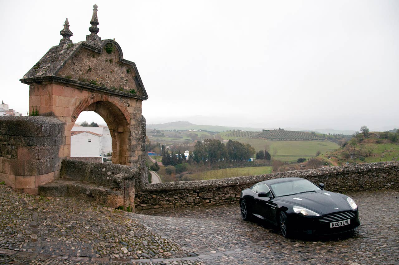 2012 Aston Martin Virage driving