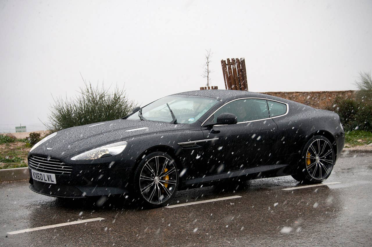 2012 Aston Martin Virage driving