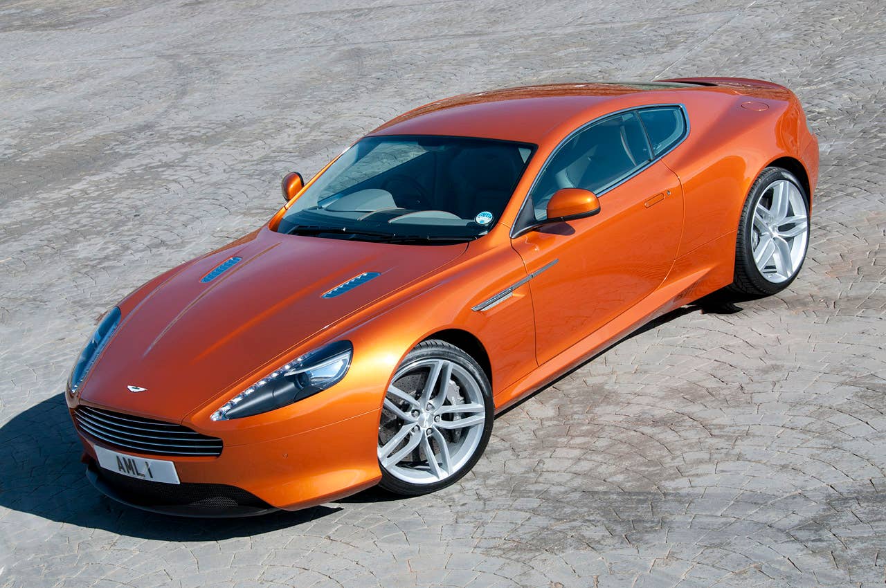 2012 Aston Martin Virage front 3/4 view