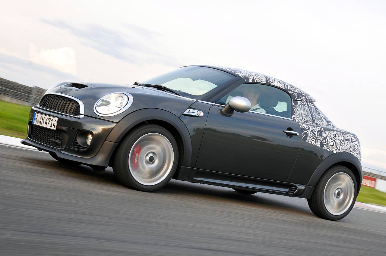 2012 Mini John Cooper Works Coupe Prototype driving