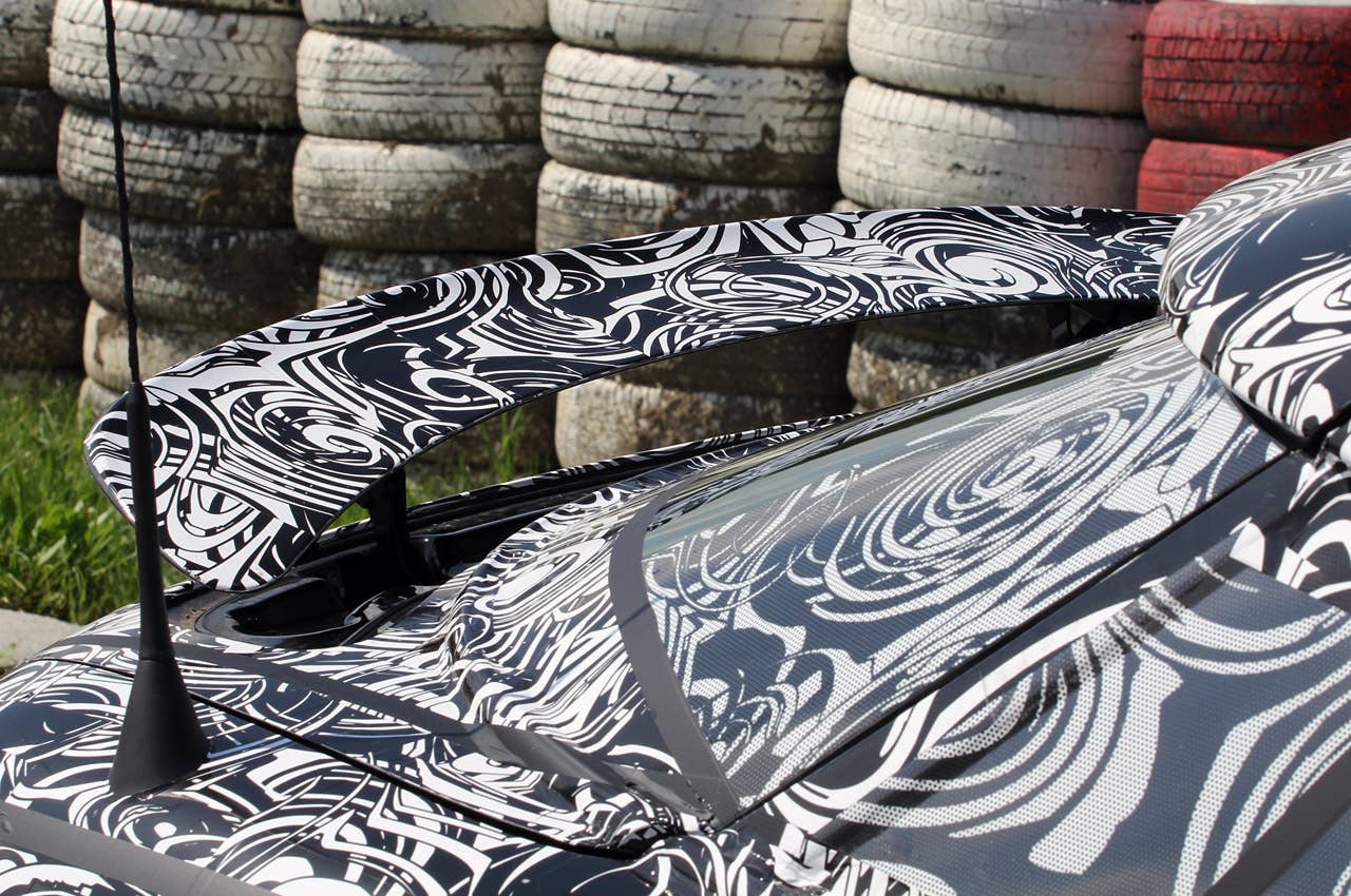 2012 Mini John Cooper Works Coupe Prototype rear wing