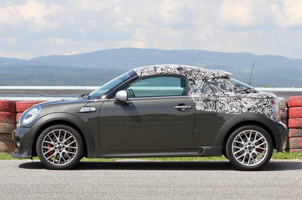 2012 Mini John Cooper Works Coupe Prototype side view