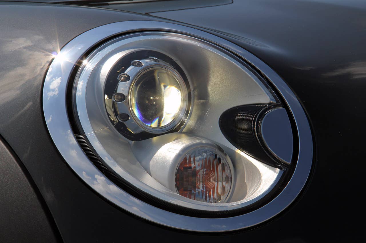 2012 Mini John Cooper Works Coupe Prototype headlight