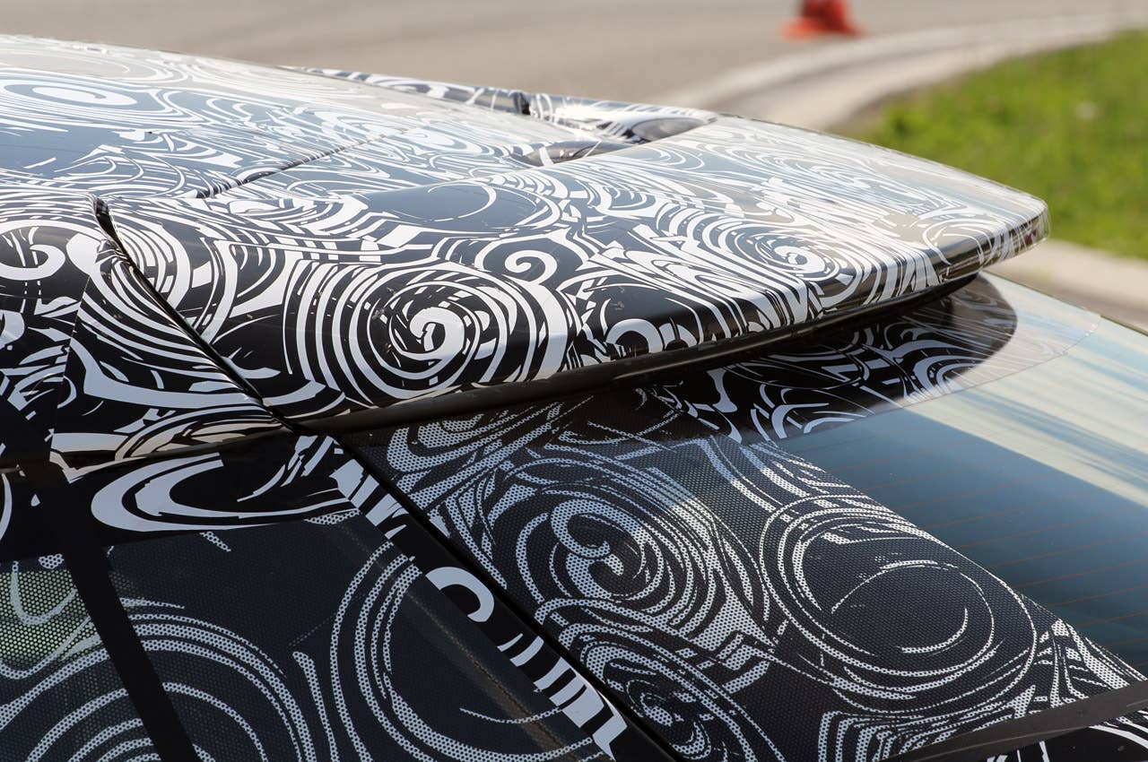 2012 Mini John Cooper Works Coupe Prototype rear spoiler