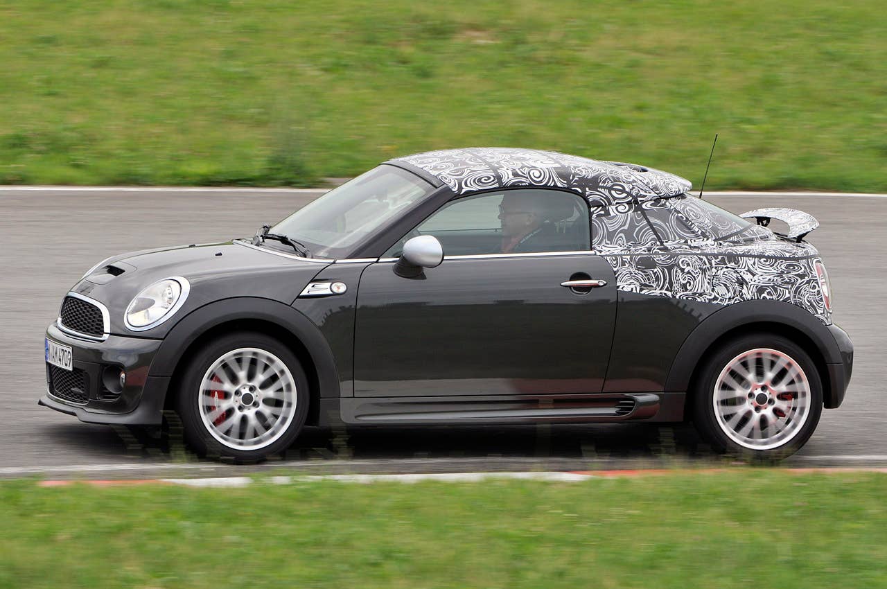 2012 Mini John Cooper Works Coupe Prototype driving