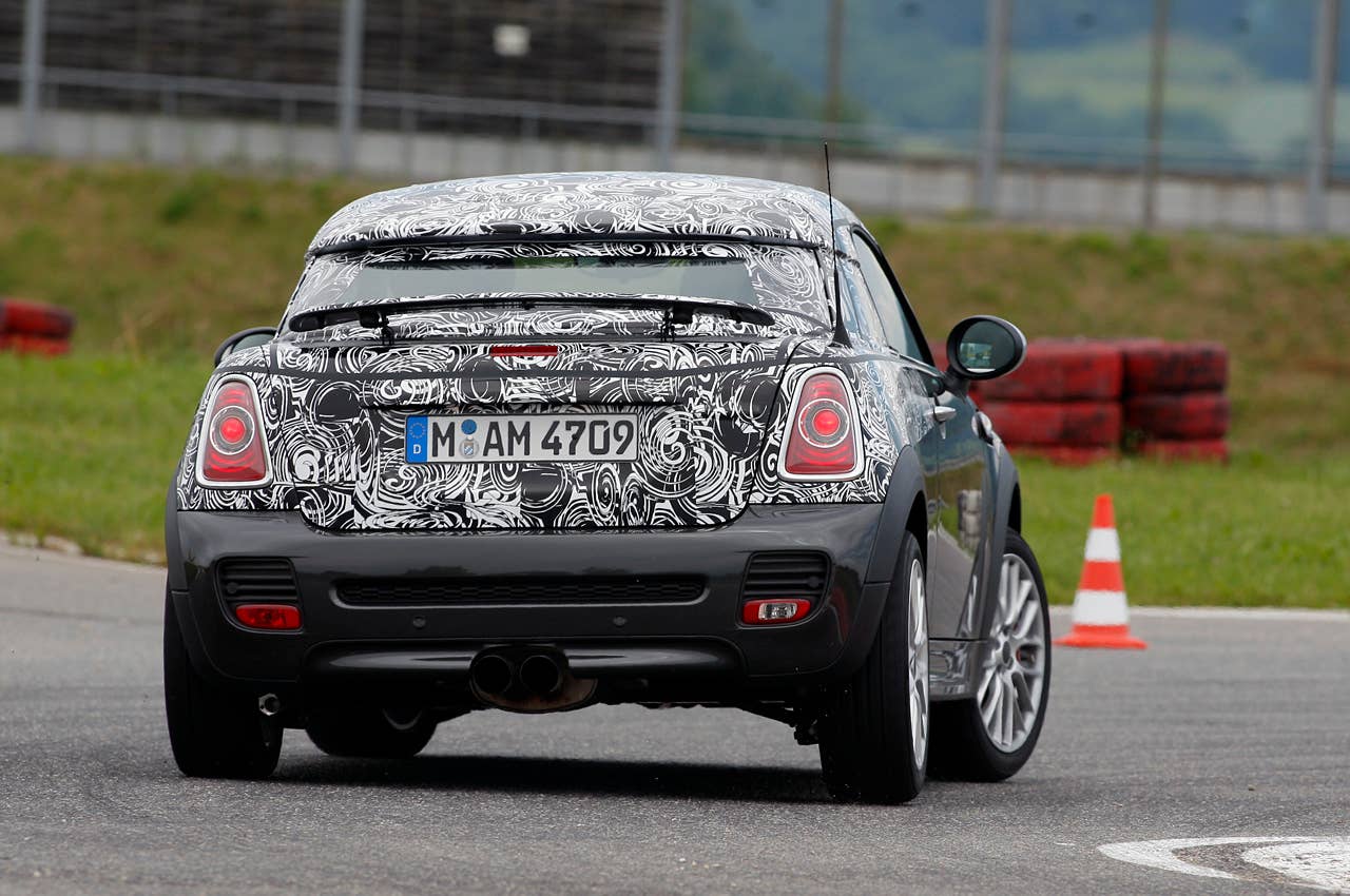 2012 Mini John Cooper Works Coupe Prototype driving