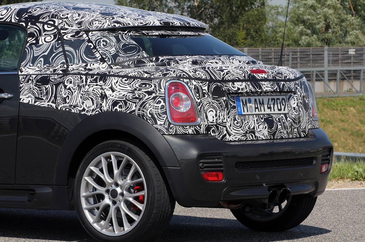 2012 Mini John Cooper Works Coupe Prototype rear detail