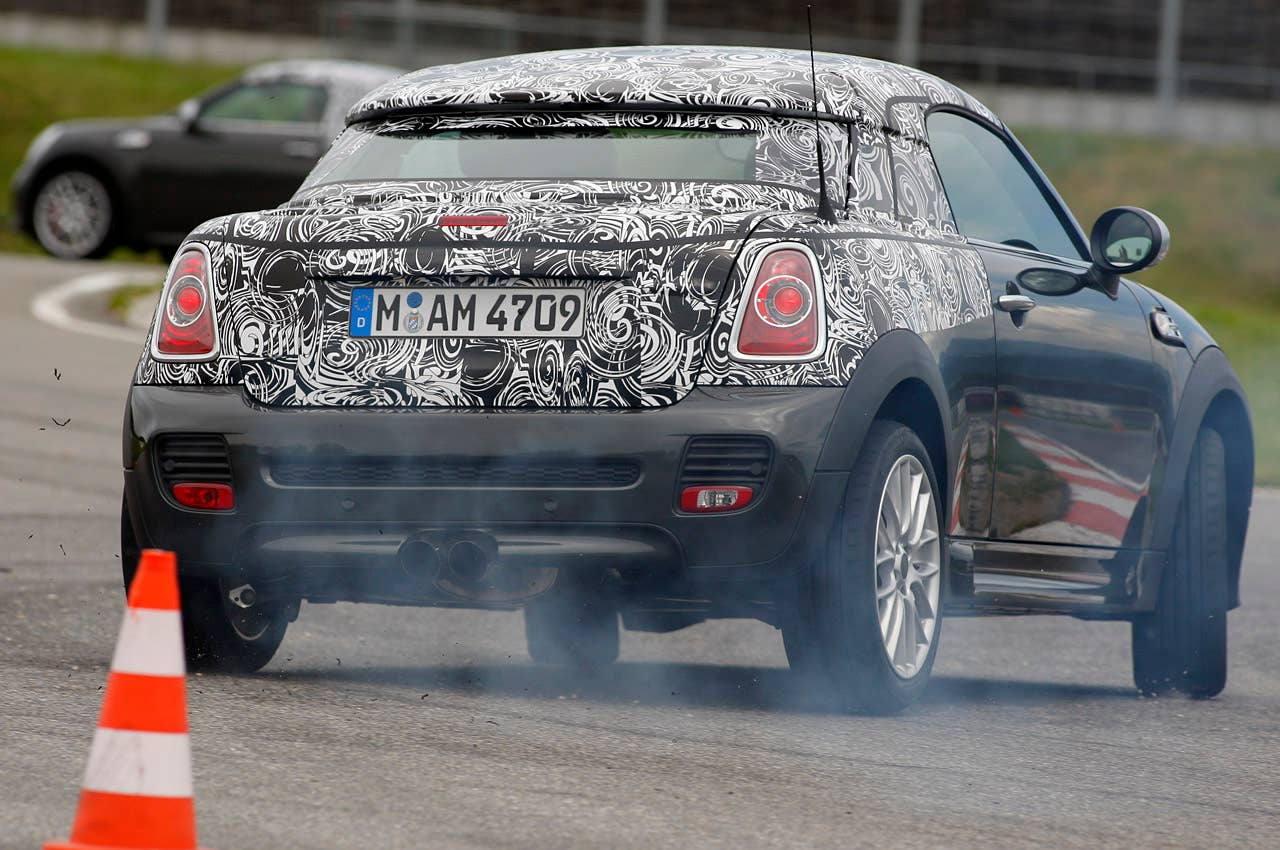 2012 Mini John Cooper Works Coupe Prototype driving