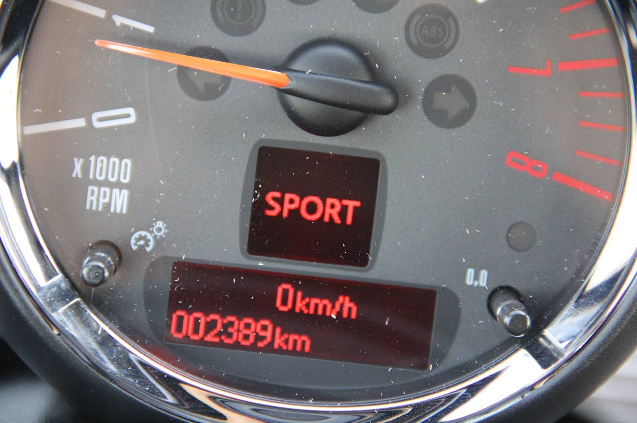 2012 Mini John Cooper Works Coupe Prototype tachometer