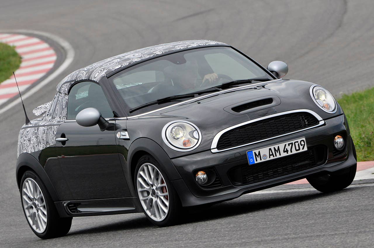 2012 Mini John Cooper Works Coupe Prototype driving