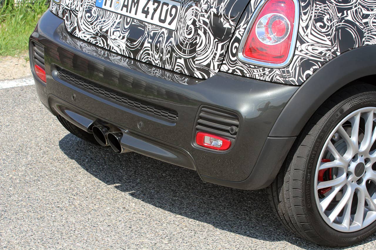 2012 Mini John Cooper Works Coupe Prototype rear fascia