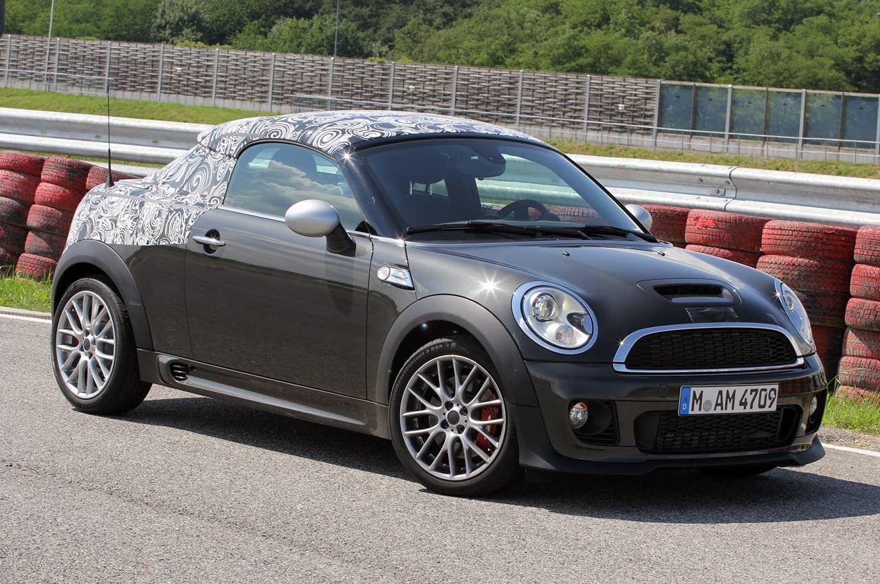 2012 Mini John Cooper Works Coupe Prototype front 3/4 view
