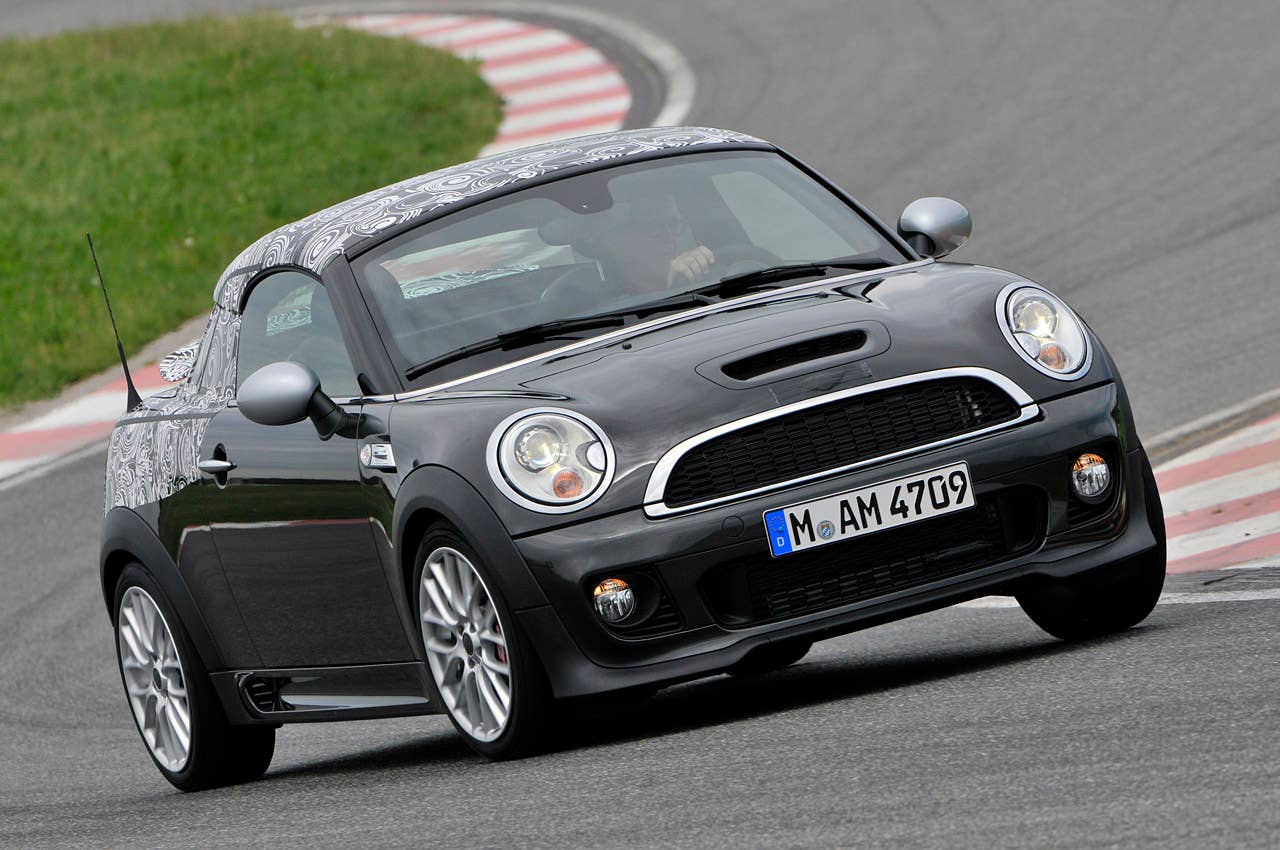 2012 Mini John Cooper Works Coupe Prototype driving