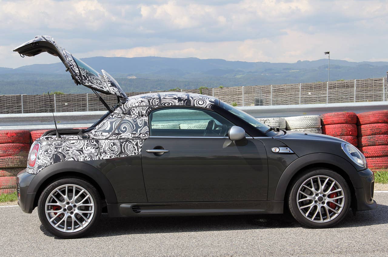 2012 Mini John Cooper Works Coupe Prototype side view