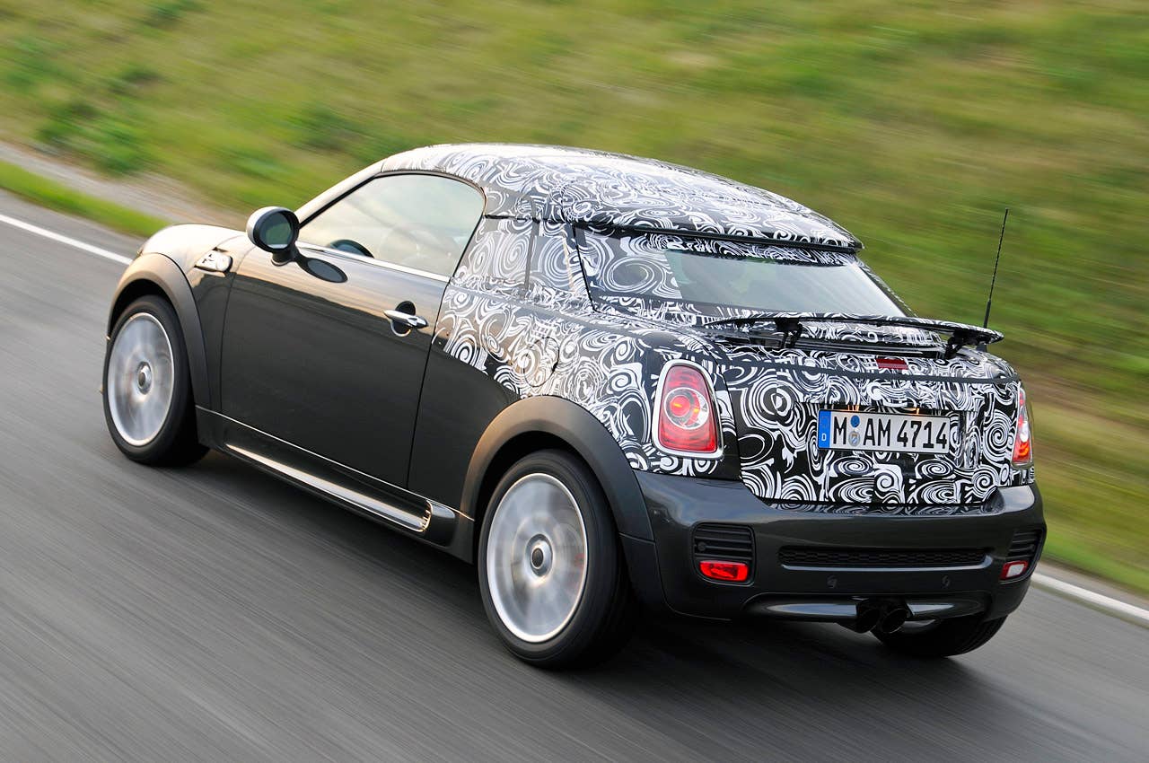 2012 Mini John Cooper Works Coupe Prototype driving