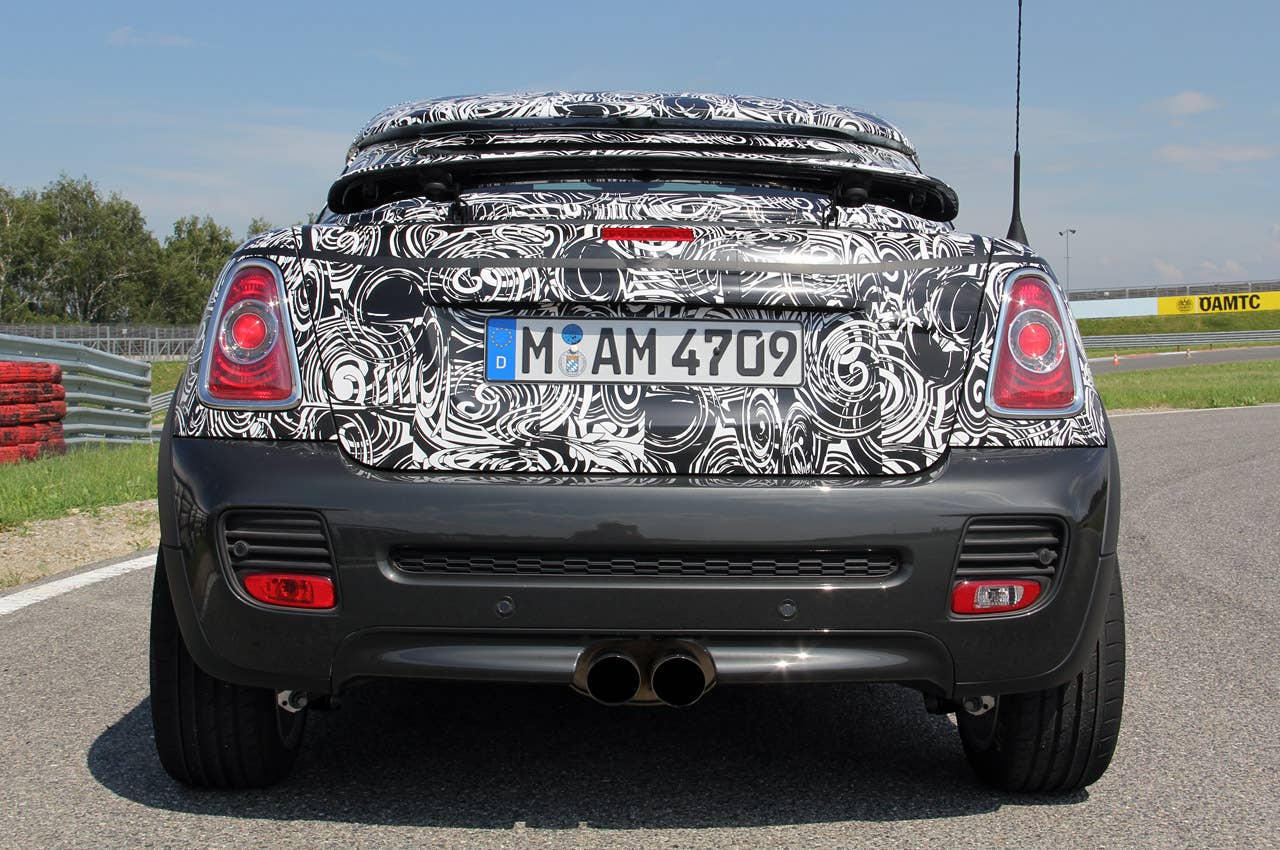 2012 Mini John Cooper Works Coupe Prototype rear view