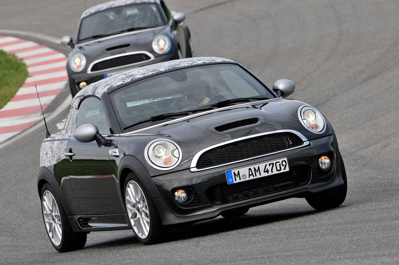 2012 Mini John Cooper Works Coupe Prototype driving