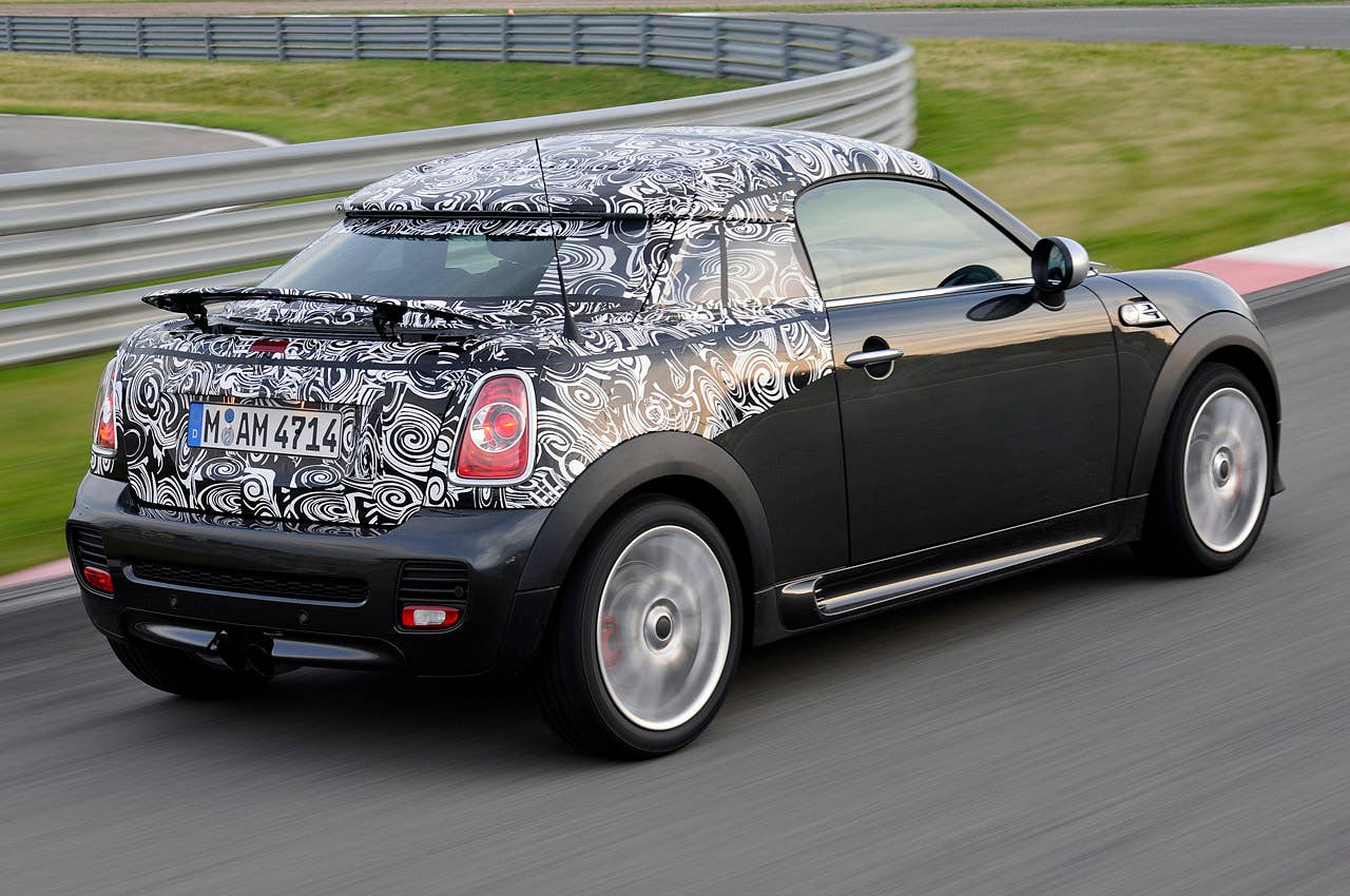 2012 Mini John Cooper Works Coupe Prototype driving