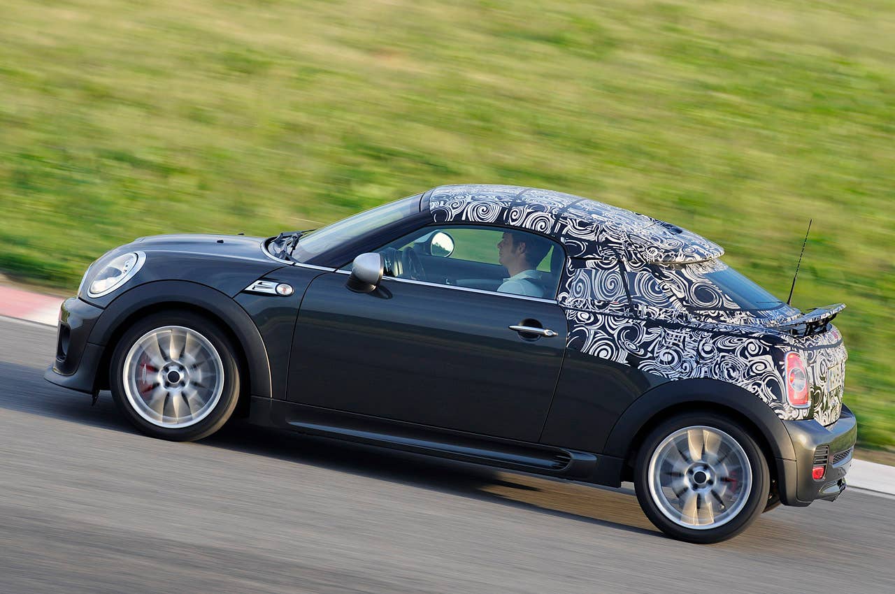 2012 Mini John Cooper Works Coupe Prototype driving