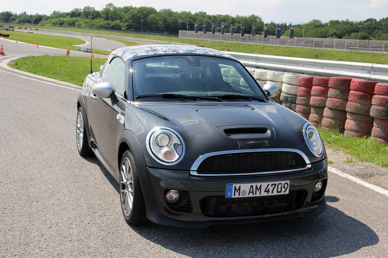 2012 Mini John Cooper Works Coupe Prototype front 3/4 view