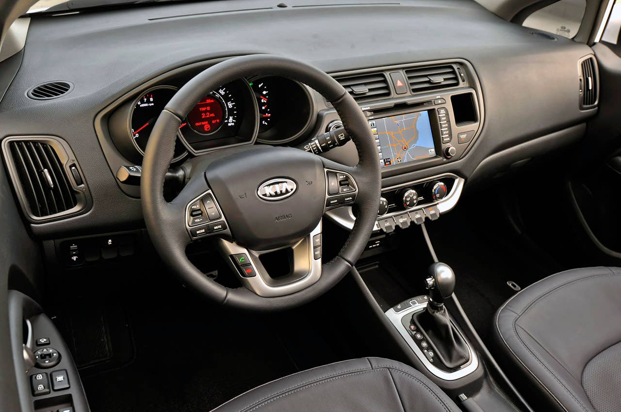 2012 Kia Rio 5-door interior