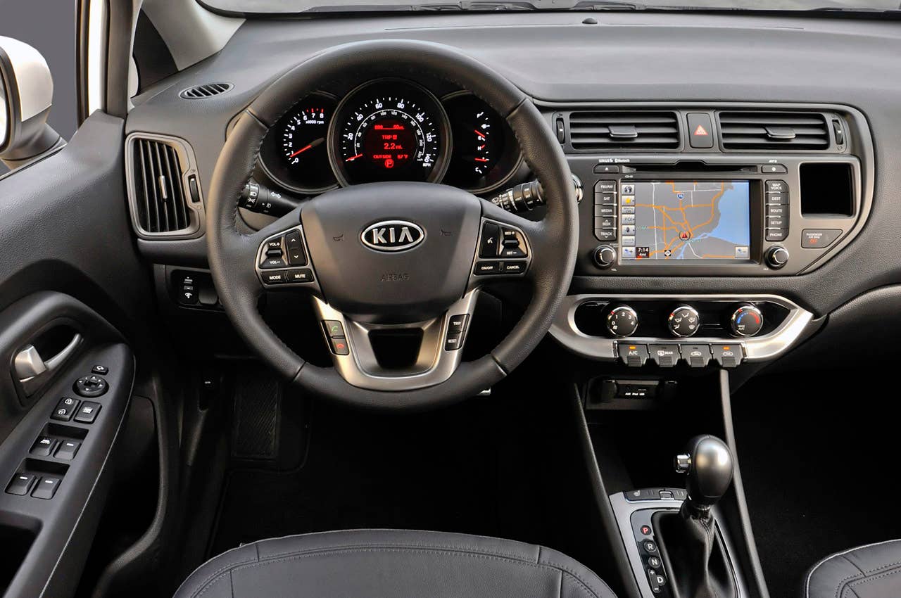 2012 Kia Rio 5-door interior