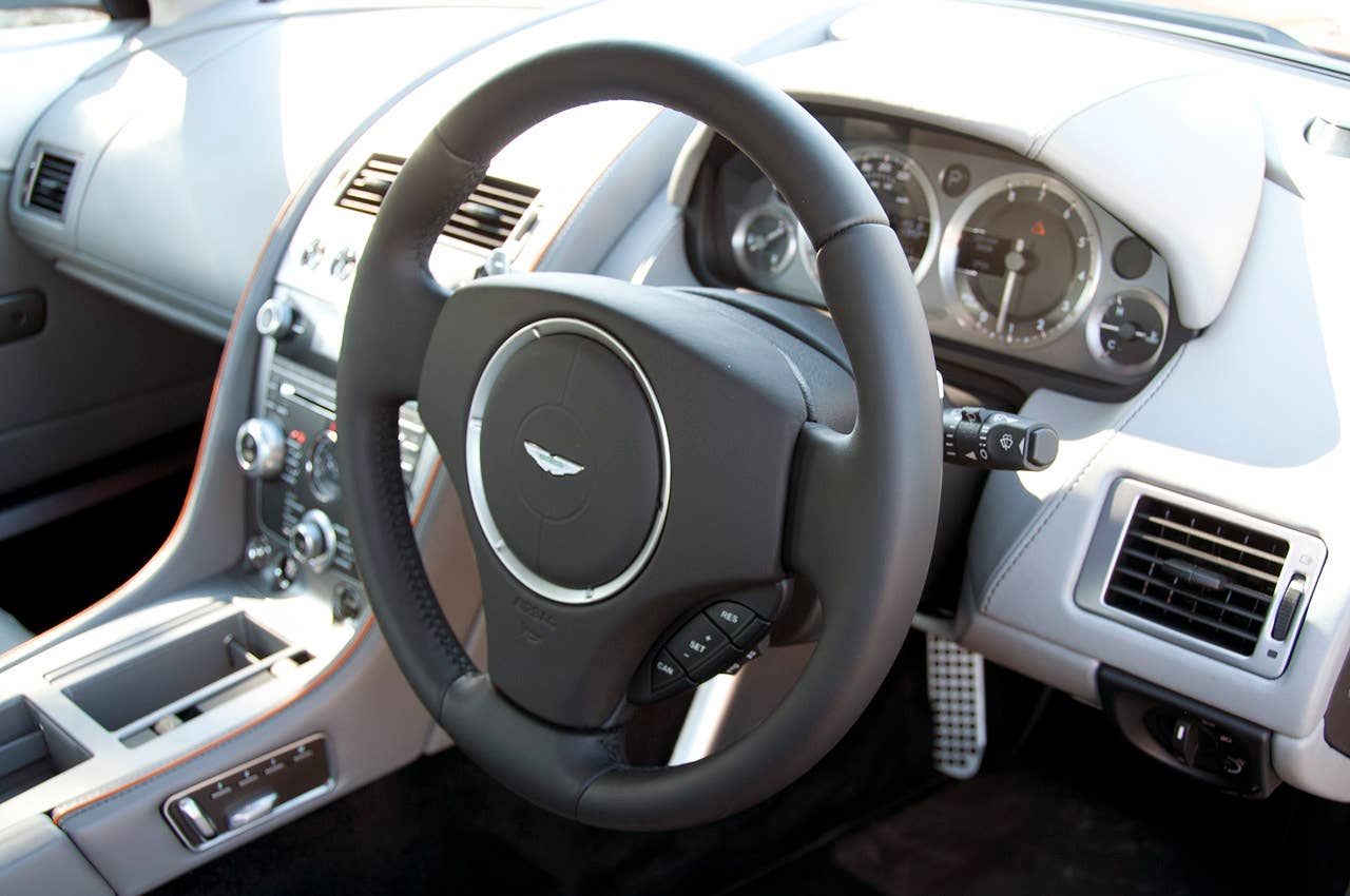 2012 Aston Martin Virage steering wheel
