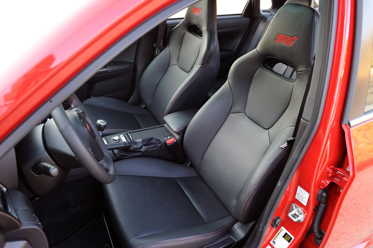 2011 Subaru Impreza WRX STI front seats