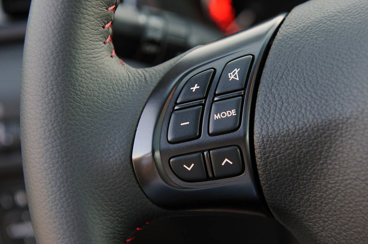 2011 Subaru Impreza WRX STI steering wheel controls
