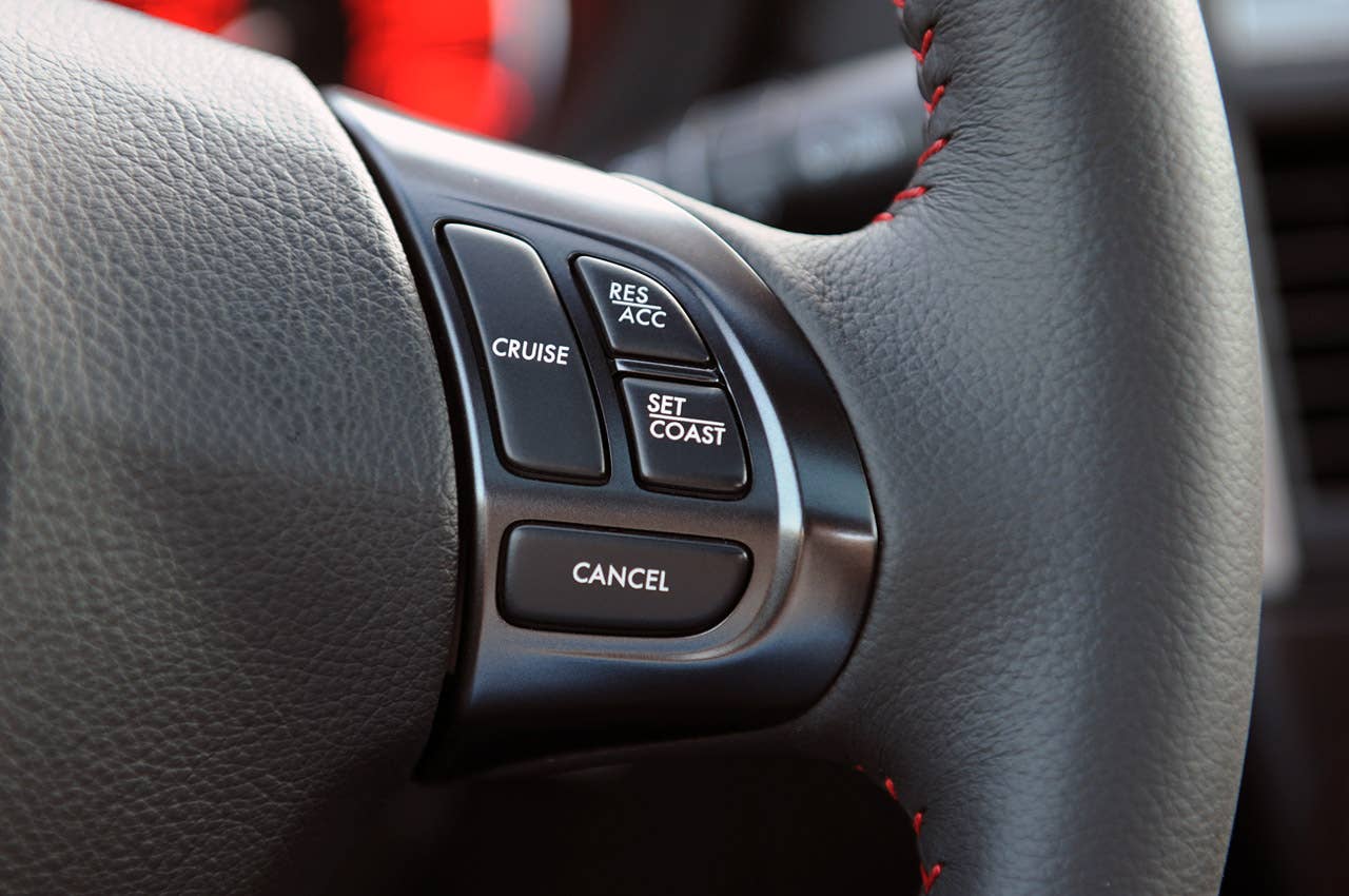 2011 Subaru Impreza WRX STI cruise controls