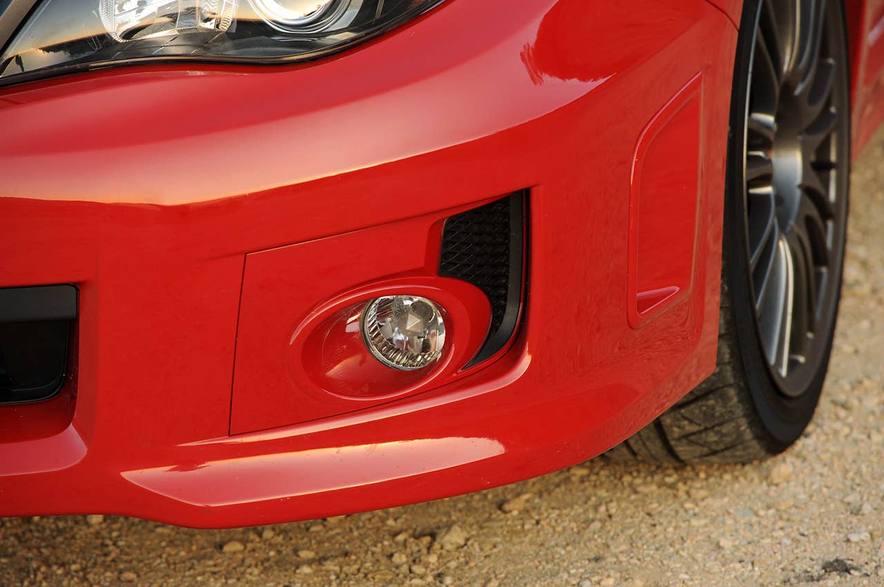 2011 Subaru Impreza WRX STI fog light