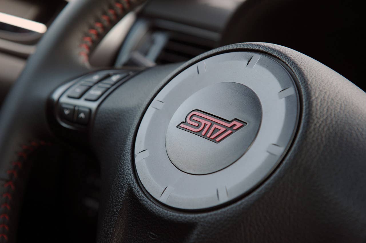 2011 Subaru Impreza WRX STI steering wheel